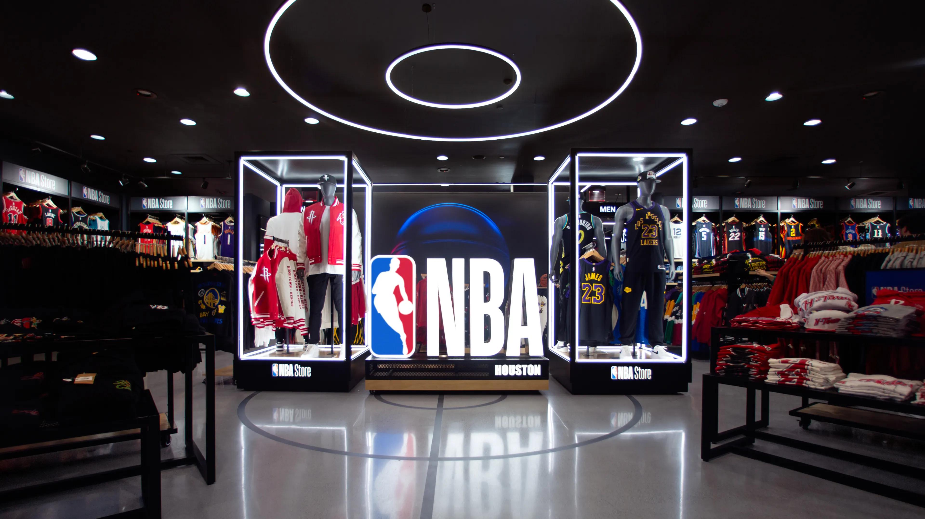 Interior shot of the NBA Flagship Experience by Next/Now
